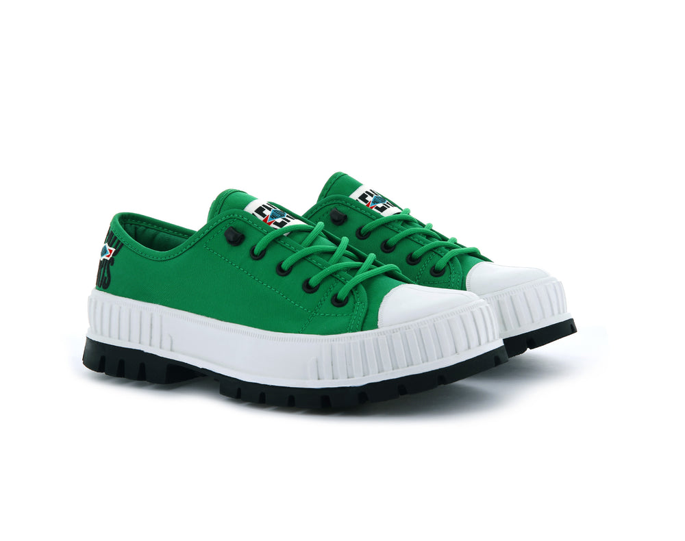 Zapatos Bajos Palladium PALLASHOCK LOW BY KENZO Hombre Verde | Costa Rica-36192